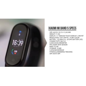 China Xiaomi Mi Band 5 Smart Watch Bracelet Magnetic Charge Blue-tooth5.0 Heart Rate Sleep Mi Band 5 Xiaomi Global Version on sale