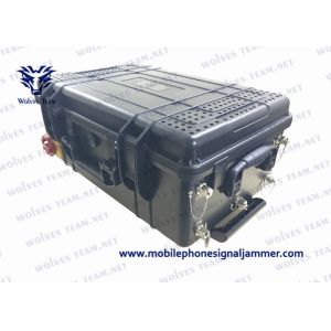 Portable Cell Phone Signal Jammer Waterproof 20 - 6000Mhz Vehicle Bomb Jammer