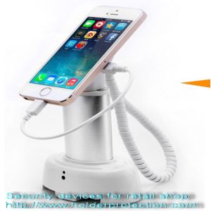 COMER Anti-Theft Mobile Phone counter Display Holder/Stands with Charging and