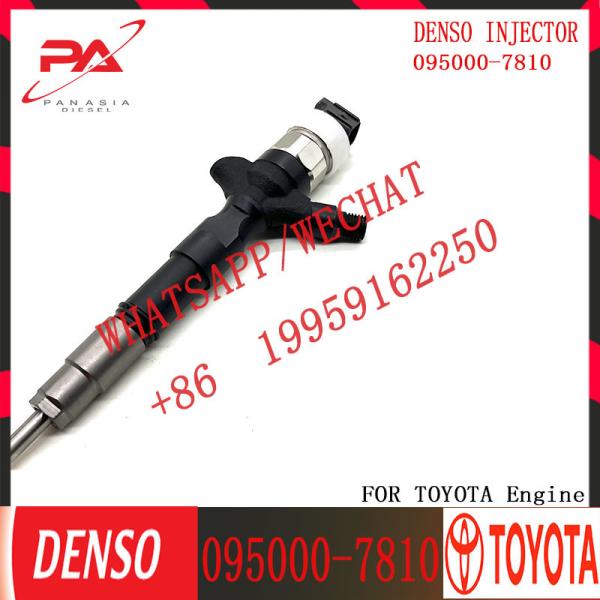 Diesel fuel Common Rail Injector Assembly 23670-30120 095000-7810 For Toyota