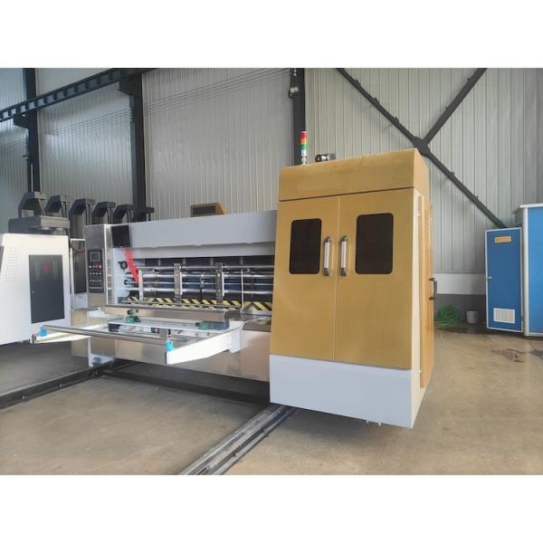 1000 KG Weight High Speed Flexo Printing Slotter Die Cutter Machine 4 Color for