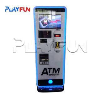 Cheap ATM Token Exchange Game Machines with Bill and Coin Change Token Vending Arcade LCD Machine for sale