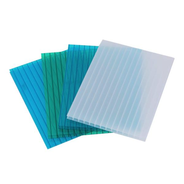 Multiwall Color Twin Wall 6mm 10mm 20mm Polycarbonate Sheet Polycarbonate Hollow