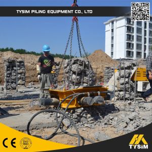 TYSIM KP500S Hydraulic Pile Breaker For Square Piles Breaking 20L/Min