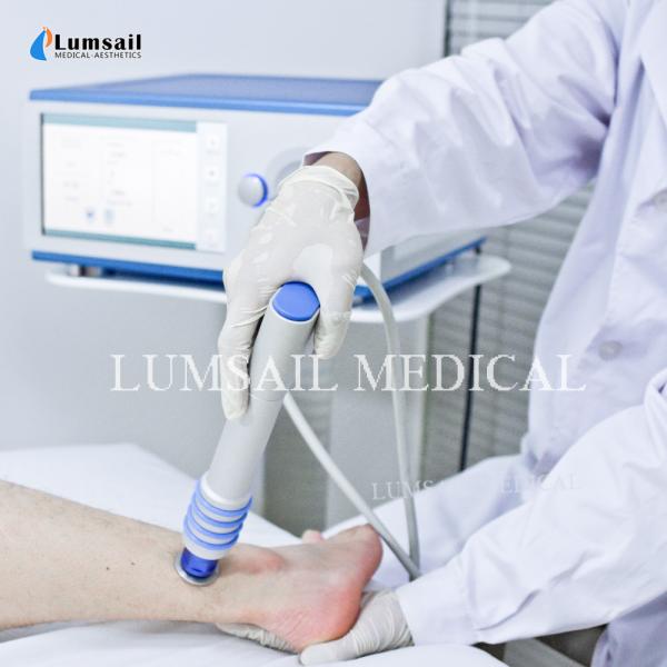 Quality 5 Transmitter Physiotherapy Shockwave Therapy Equipment , Plantar Fasciitis Shockwave Therapy wholesale