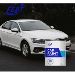 Automotive Body Coating Car Paint 1K White Solid Color Metallic PU Topcoat /