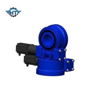 Gear Ratio Dual Axis Solar Tracker Slew Drive With Motor For PV Solar Tracking