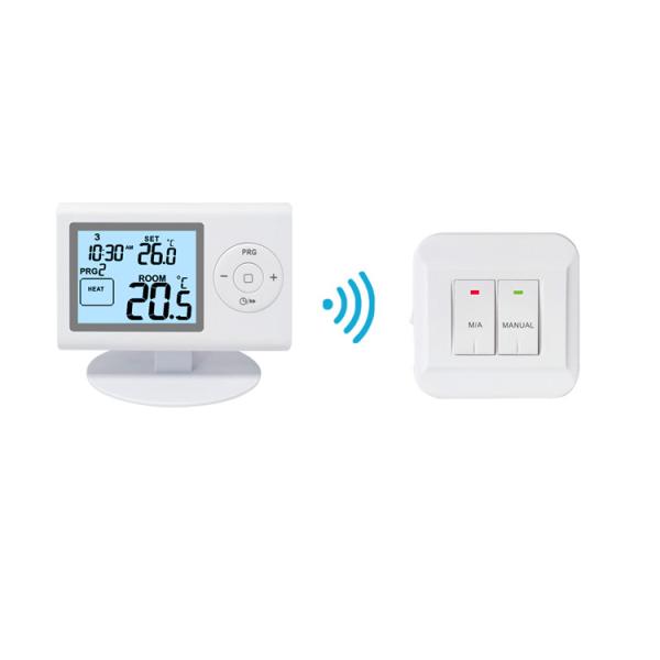 Riseem Digital Temperature Control 7 Day Programmable Thermostat with Heat and