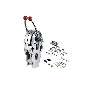 YK9D Double Lever Engine Control Marine Engine Control Handle Top Mount Zinc