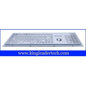 Industrial Kiosk Computer Metal Keyboard With Panel Mount Function Keys