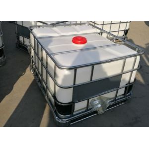 Steel Caged Tote Stackable Ibc Liquid Storage Containers Tanks 500L / 132Gallon