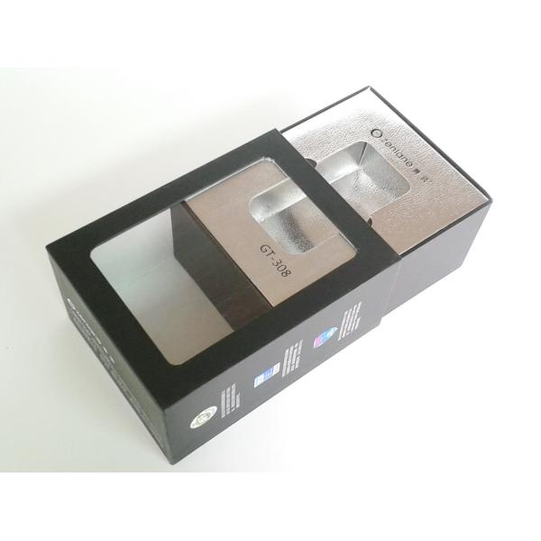 Matt Lamination Rigid Gift Boxes, Drawer Coated Paper Box For Electronics