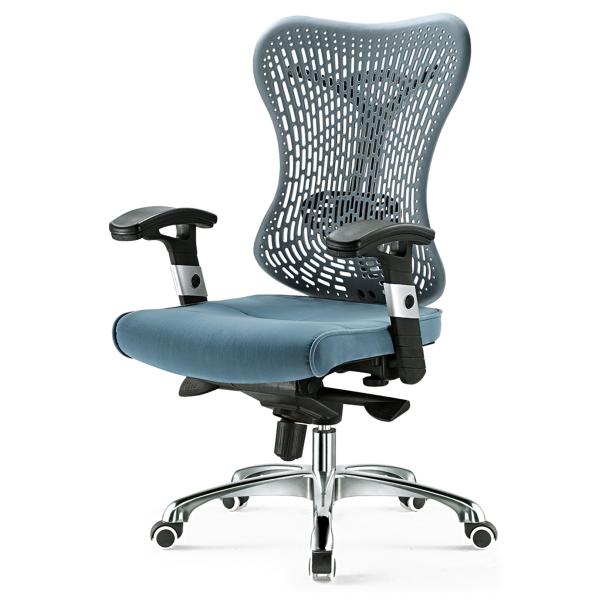 Quality Commercial Gray Mesh Task Chair With Arms , Mesh Back Desk Chair For Secretary wholesale