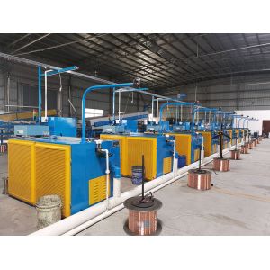 300mm Spool Fine Copper Wire Drawing Machine , Stepless Fine Wire Making Machine