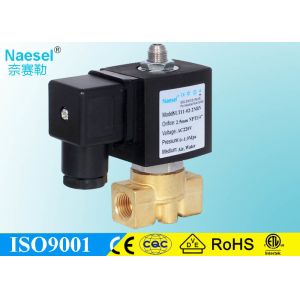 Inlet / Outlet High Pressure Inline Solenoid Valve , Unload Compressed Air