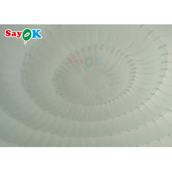 6x5x3.2m Pure White Inflatable Dome Tent With LED Lights