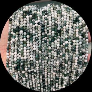 Round Shape Multi-color Gemstone Beads Natural Crystal Healing Rose Quartz, Lapis Lazuli Faceted Loose Bead Strands for DIY Jewelry