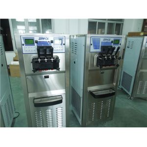 Three Flavor Ice Cream Machine With Full Automatic Microcomputer Control System