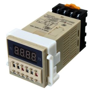 DH48S-S AC 220V repeat cycle SPDT time relay with socket DH48S series 220VAC