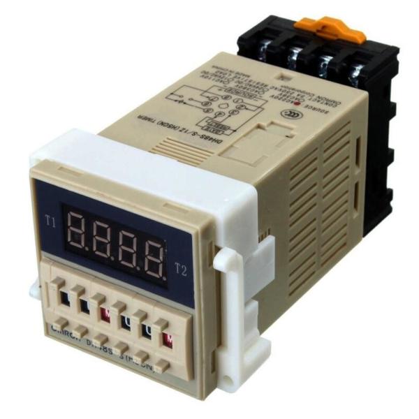 DH48S-S AC 220V repeat cycle SPDT time relay with socket DH48S series 220VAC