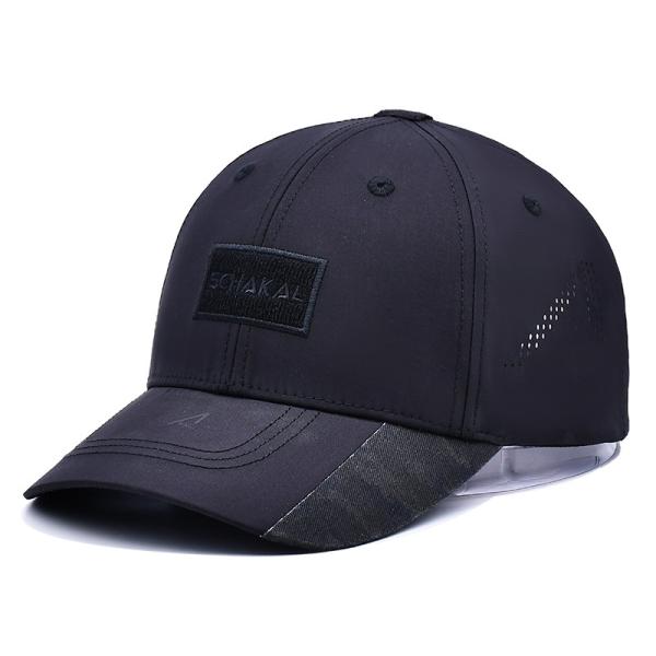 Quality Cotton Unstructured 6 Panel Baseball Cap with High Profile Crown wholesale