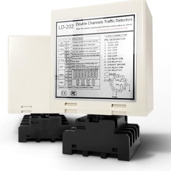 Safety Barrier Loop Detector Dual Channel Prevents Pinching / Durable / Secure
