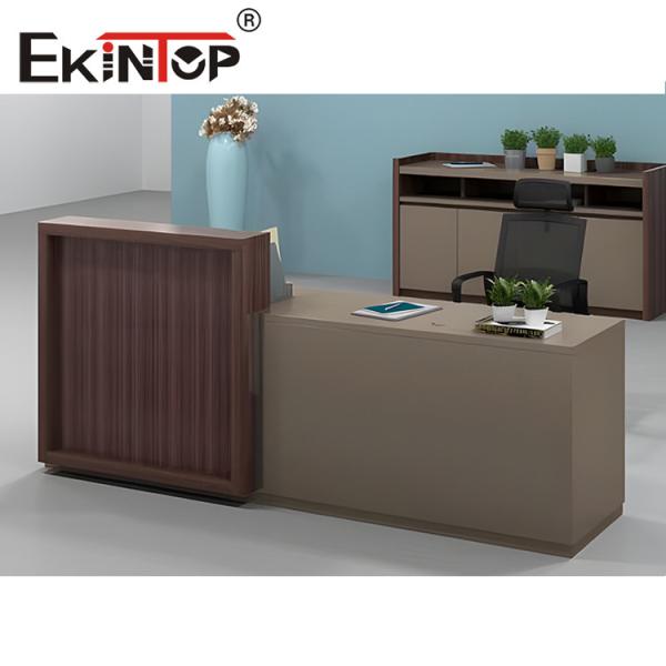Quality Luxury Furniture Reception Table Extendable MDF Melamine Board Material wholesale