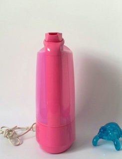 Pink Household Moist Air Humidifier , Fog Nozzle Design Air Mist Humidifier