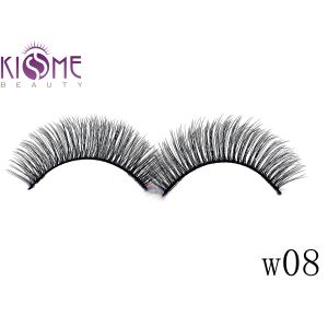 Cheap Durable Shine Whispy Faux Mink Eyelashes Multi Layers Makeup Application for sale