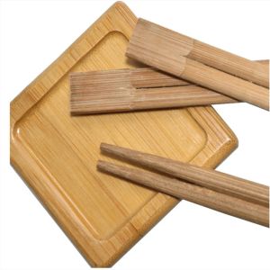 Custom Carbonized Twin Chopsticks Hygienic And Convenient For Camping