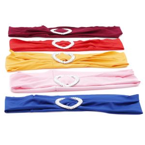 Coloured Spandex Sash Universal Lycra Chair Sash For Wedding party Decoration
