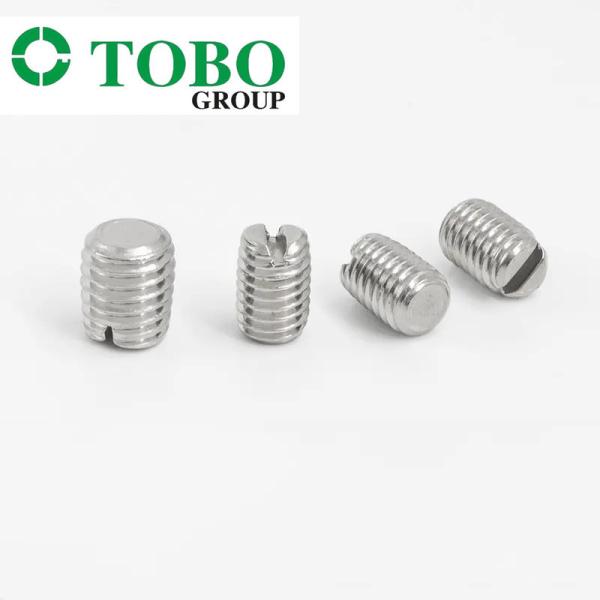 Quality 18-8 Stainless Steel SUS304 M6 x 16 Slotted Flat Point Grub Screws DIN551 wholesale