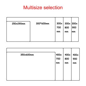 Customizable 2/3/4/5mm Thickness Dantu Mouse Pad for Sublimation and Sewing Edge