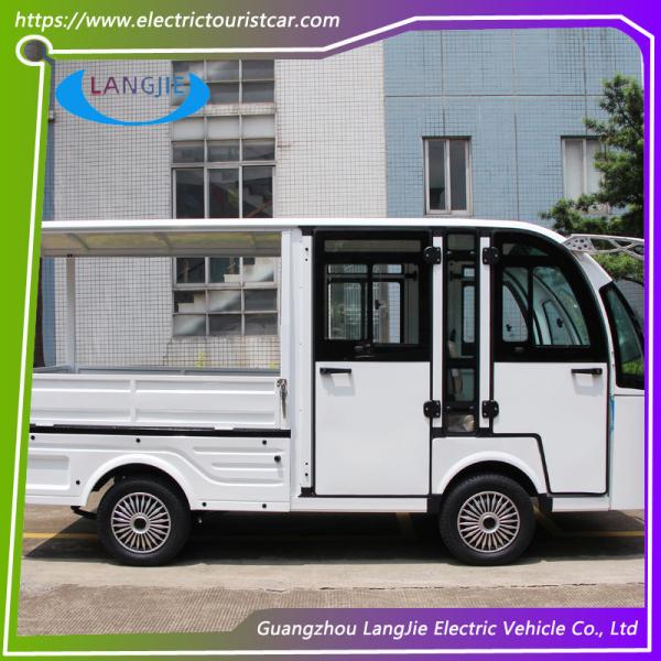 Quality White Hospital Electric freight Car 20% Climbing Ability 30km/H Max Speed for Park wholesale