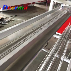 Hotels PVC Corner Bead Tile Trim Corner Angle Production Line Machine Screw