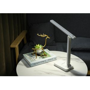 Cheap Adjustable Arm Foldable Table Lamp 5500 Kelvin Touch Control With 10 Bulbs For Bright Lighting for sale