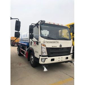 China Manual 10000L 4x2 Water Tank Truck With Front Rear Sprinkler on sale