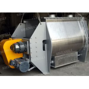 Easy To Control Industrial Size Blender , Two Shaft Powder Mixing Equipment