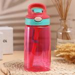480ml Reusable Water Bottle Odorless BPA Free Reusable Cup With Straw
