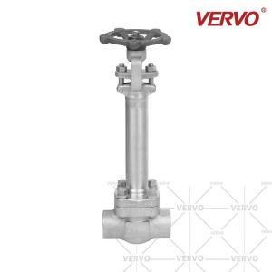 China Cryogenic Gate Valve Low Temperature Gate Valve Stainless Steel DN20 800LB Extension Stem Gate Valve Solid Wedge Valve on sale