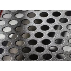 2.0mm Round Hole Perforated Aluminium Security Mesh With Stronger Structure
