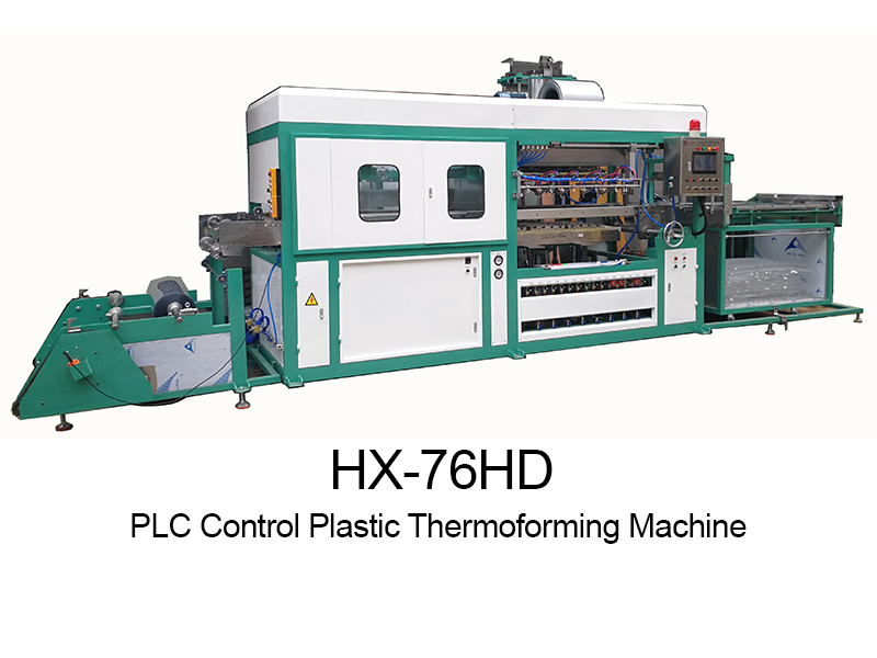China High-speed HX-76HD Thermoforming Machine For PVC, PP, PET Covers. Energy-efficient, Touchscreen Control Ideal For Packaging Industries on sale