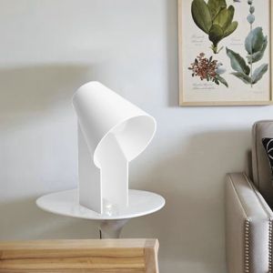 Modern Theme Style Table Lamp Blue White Iron Art Nordic Creative Bedroom