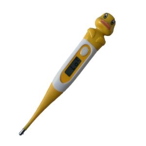 water proof clinical digital thermometer cartoon thermometer flexible tip