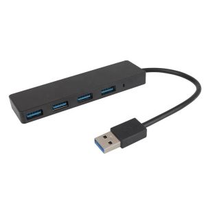 Quantum 4 Port Usb Hub With Switch And Led Indicator
