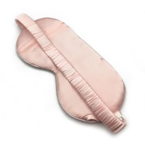 USB heated silk eye mask adjustable temperature control custom embroidery