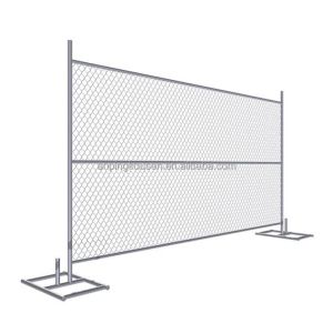 1.5mm Thickness Outer Middle Frame Temporary Wire Mesh Fence for Parking Lot and