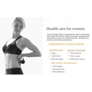 ODM Tecar Therapy Machine Ret And Cet Handles Pain Relieving Machine