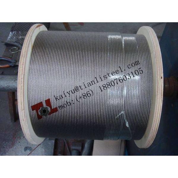Quality 6x37+IWRC Stainless Rope A2 304 A4 316 diameter 12mm wholesale