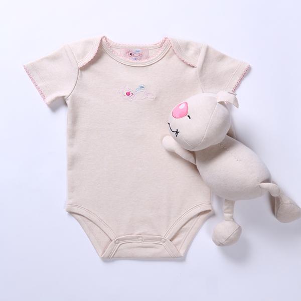 Millidoll Original colour cotton Antibacterial babies climbing short sleeve 0-2 years
